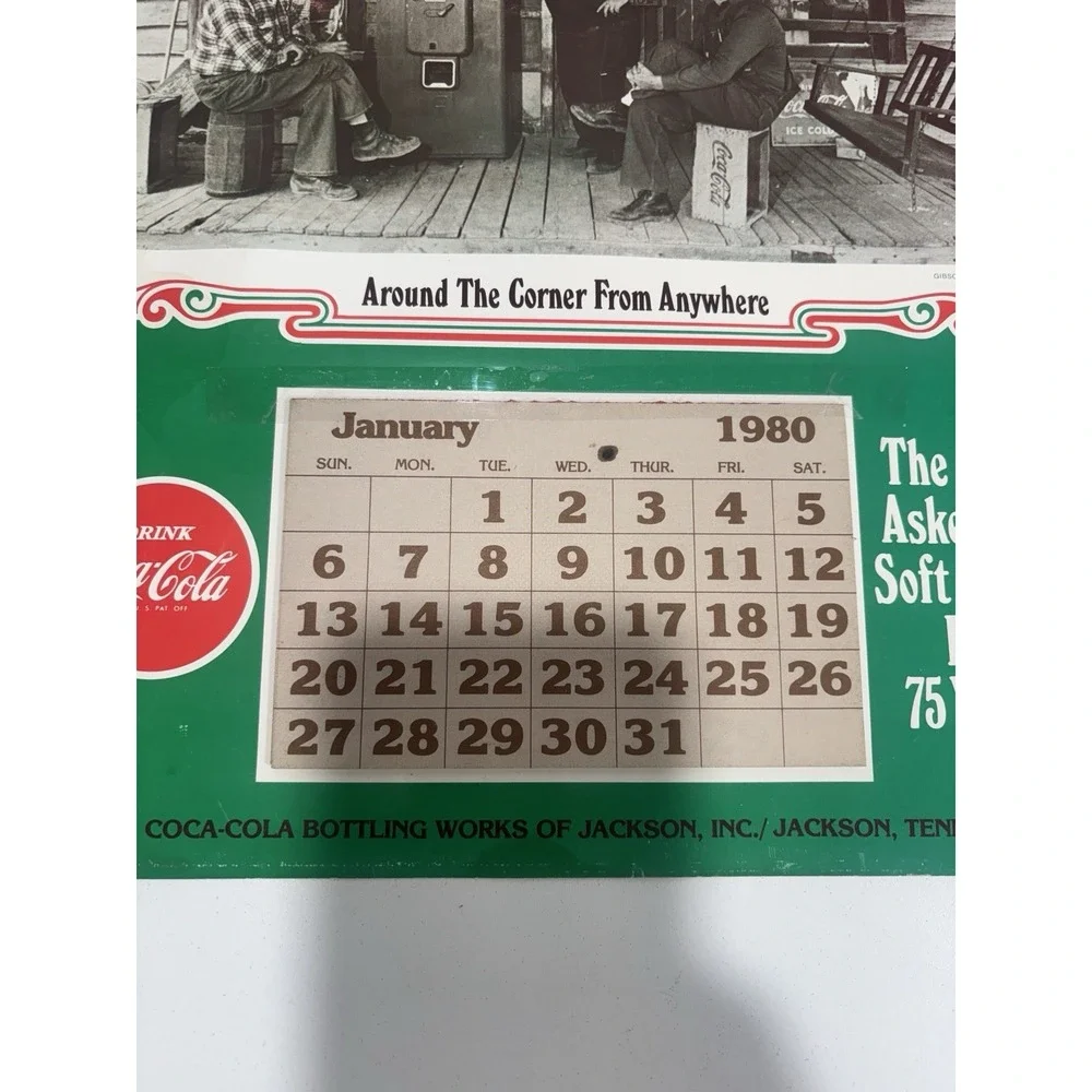 1973 +‎ 1980 Coca Cola Coke Advertising Calendar Bird Vintage Original Rare